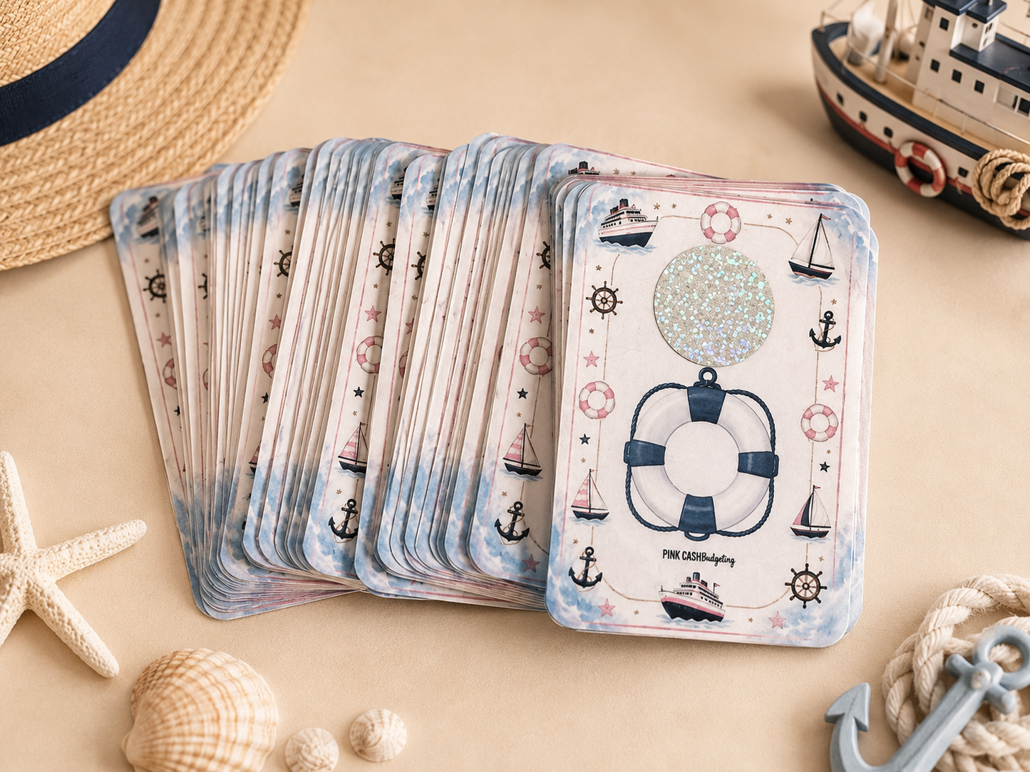 Cruise Vacation Savings Challenge | Cruise Travel Savings Box | Reusable Scratch Off Savings Challenge