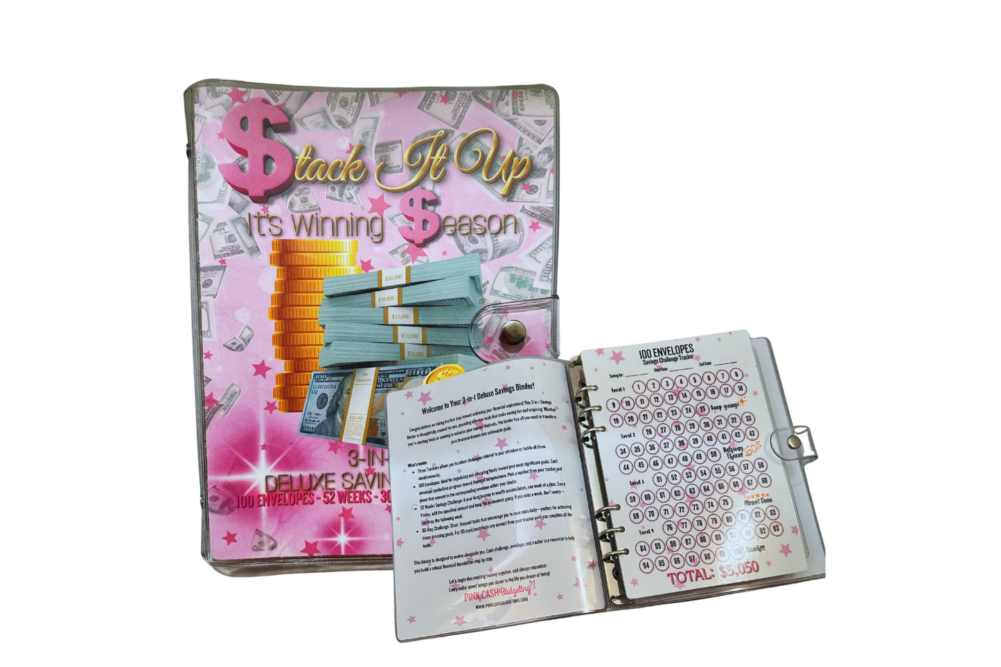 Stack-it-Up 3-in-1 Deluxe Savings Binder for Women $7,200