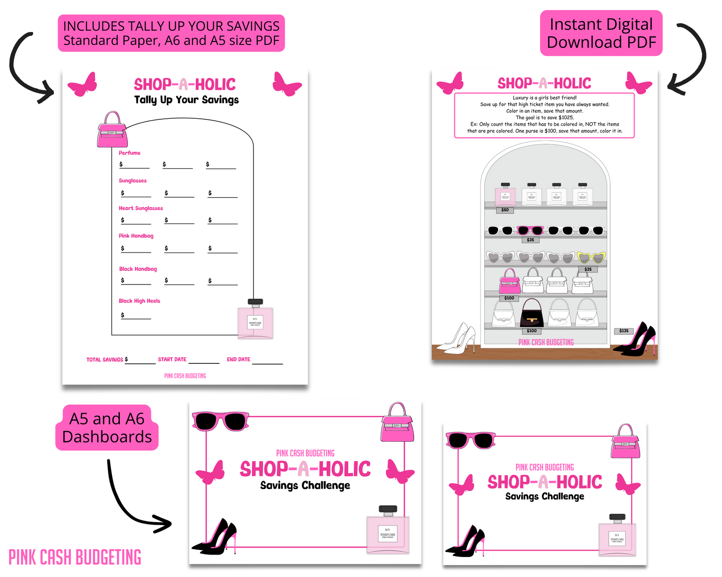Shop-A-Holic Savings Challenge
