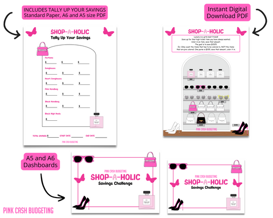 Shop-A-Holic Savings Challenge