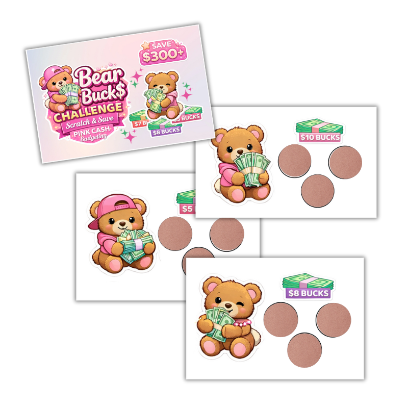 Bear Bucks Scratch & Save Savings Challenge