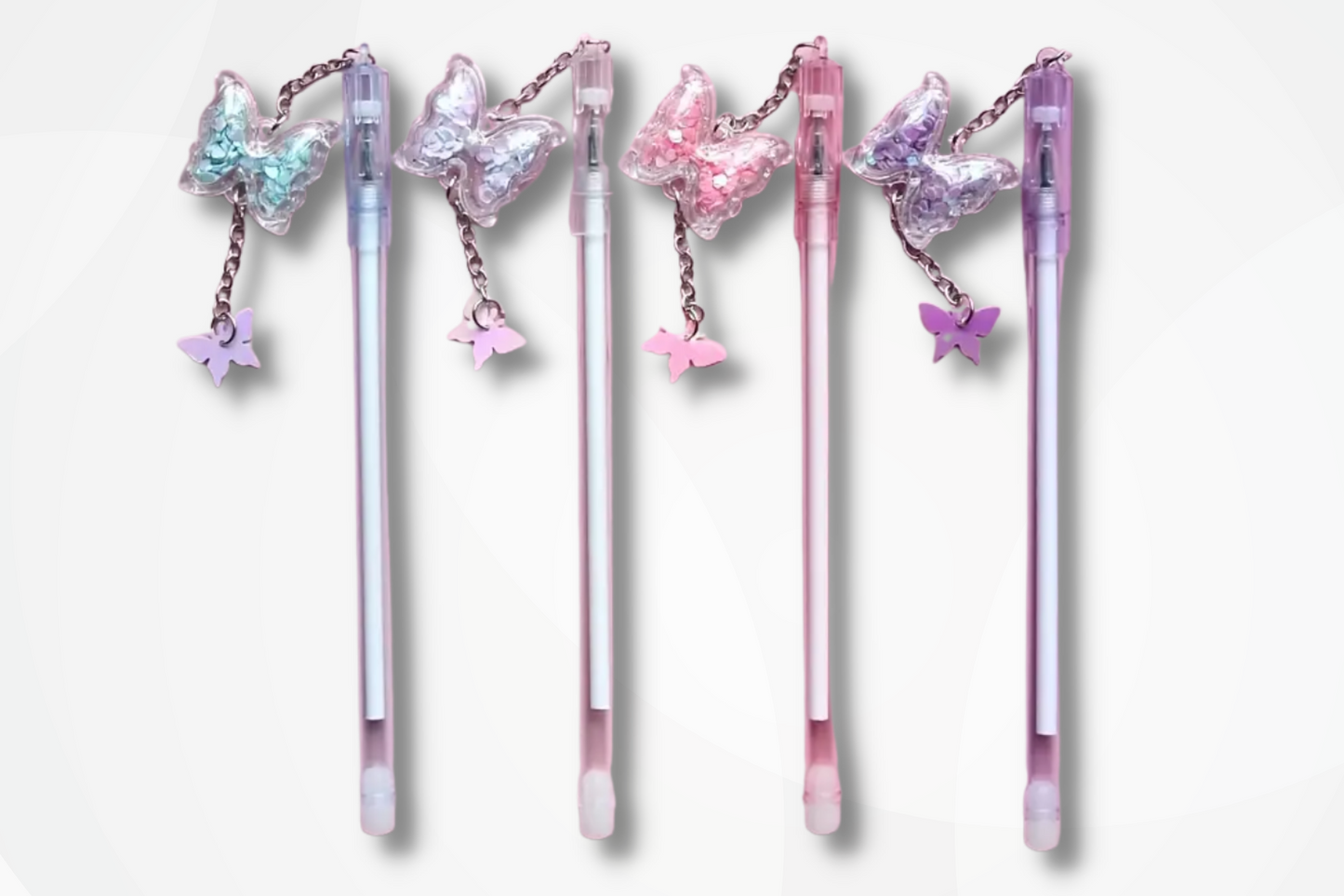 Butterfly Pendant Gel Pens Small Fresh Cute Student Exam Signature Pen Pendant Gel Pen