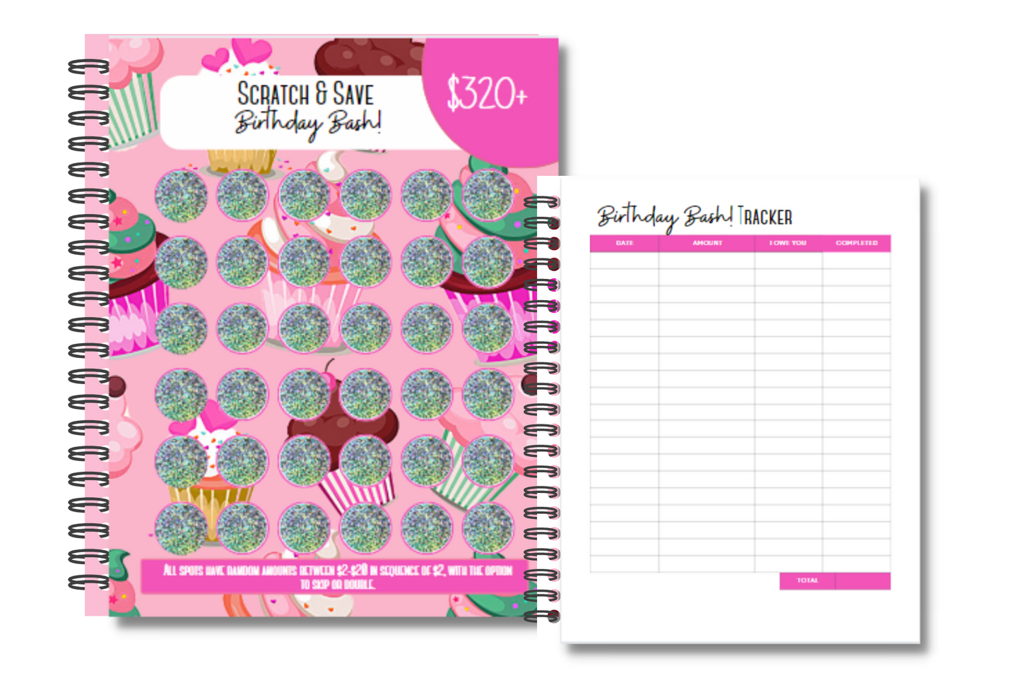 Scratch & Save Savings Challenge Book with Envelopes Bundle Vol. 1