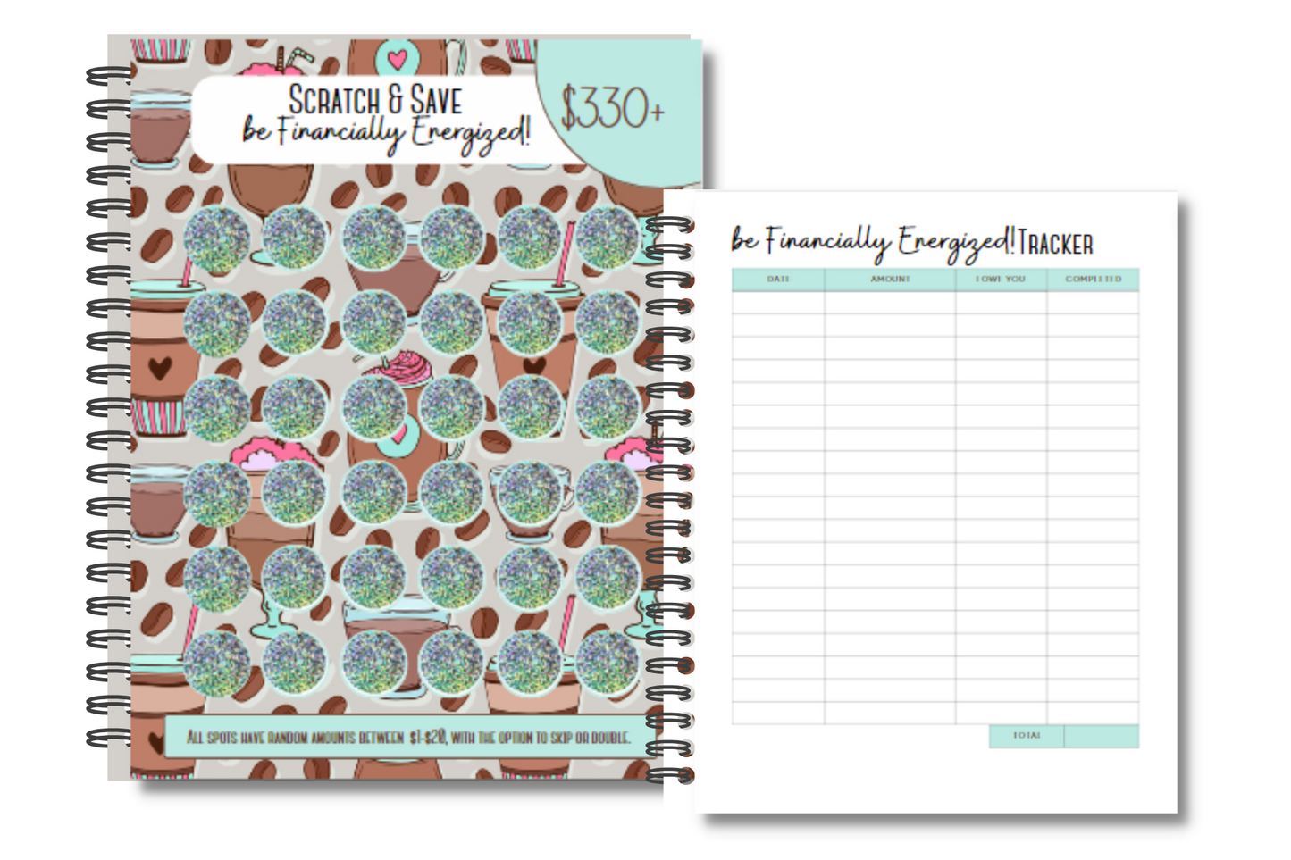 Scratch & Save Savings Challenge Book with Envelopes Bundle Vol. 1