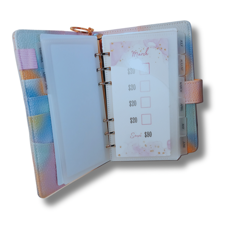1K Annual Savings Binder (Pink Edition)