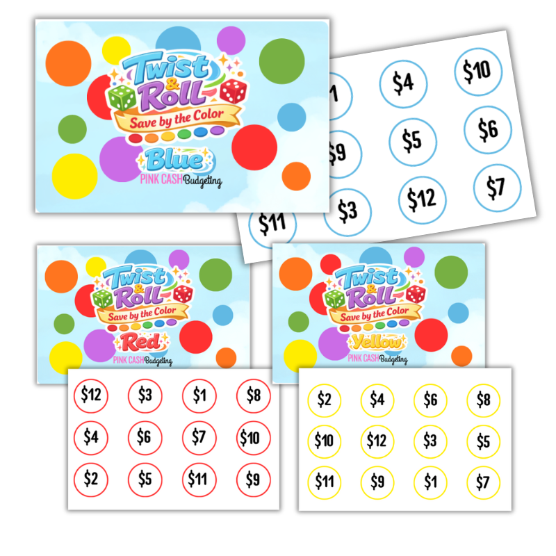 Twist & Roll: Save by the Color – Fun Savings Challenge Game