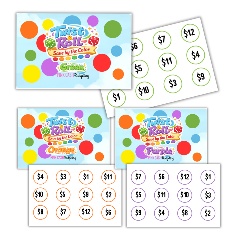 Twist & Roll: Save by the Color – Fun Savings Challenge Game