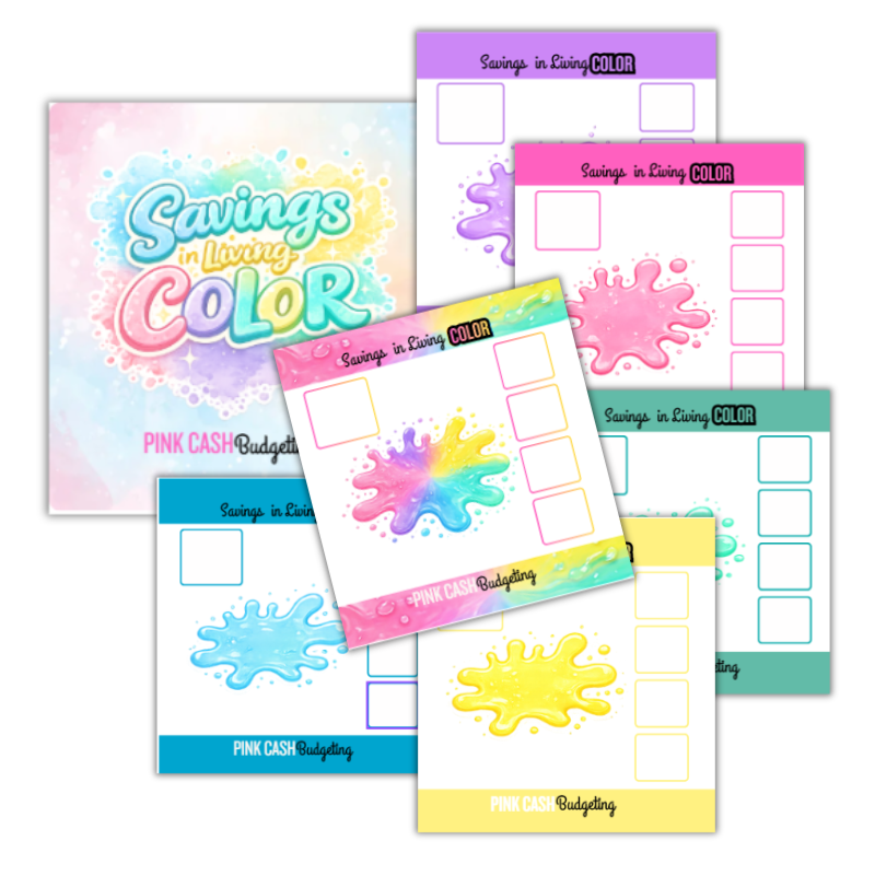 Savings in Living Color Challenge | Dice Savings Game | Cash Stuffing Binder Challenge