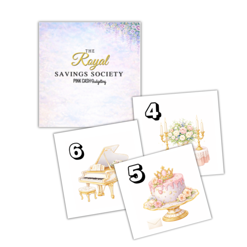 The Society of the Season | Bridgerton-Inspired Savings Challenge Game | Binder Game