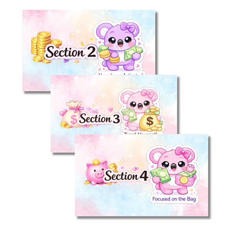 Certified Moneyholic Savings Binder – Funding My Soft Life Money Era | 12 Challenge Sections | Cash Stuffing Binder