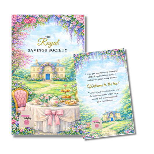 The Society of the Season | Bridgerton-Inspired Savings Challenge Game | Binder Game