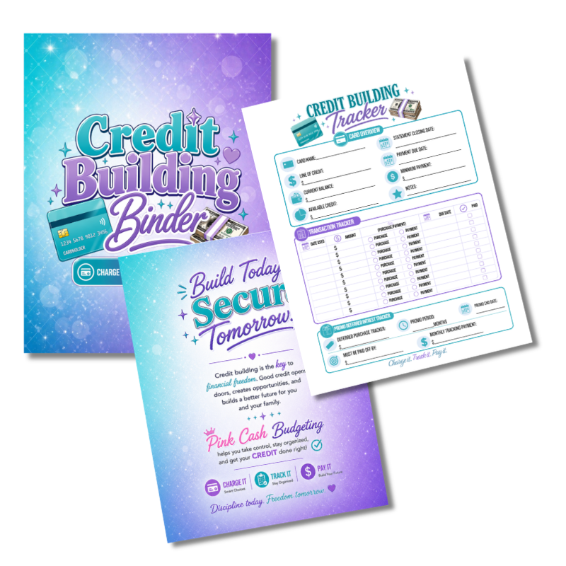 The Credit Blueprint Binder  Business + Consumer Credit Tracker System  DIGITAL DOWNLOAD ONLY