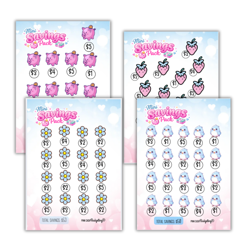 Mini Savings Pack – 10 Fun & Laminated Savings Challenges