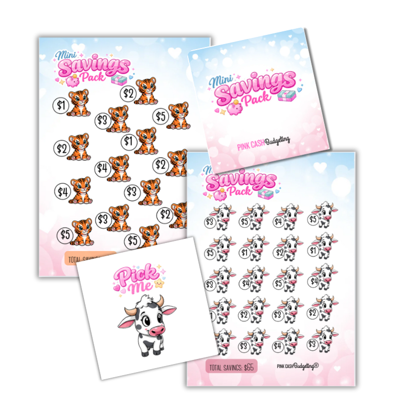Mini Savings Pack – 10 Fun & Laminated Savings Challenges