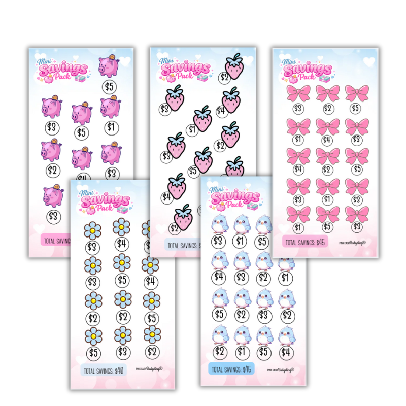 Mini Savings Pack – 10 Fun & Laminated Savings Challenges