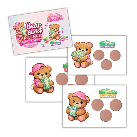Bear Bucks Scratch & Save Savings Challenge