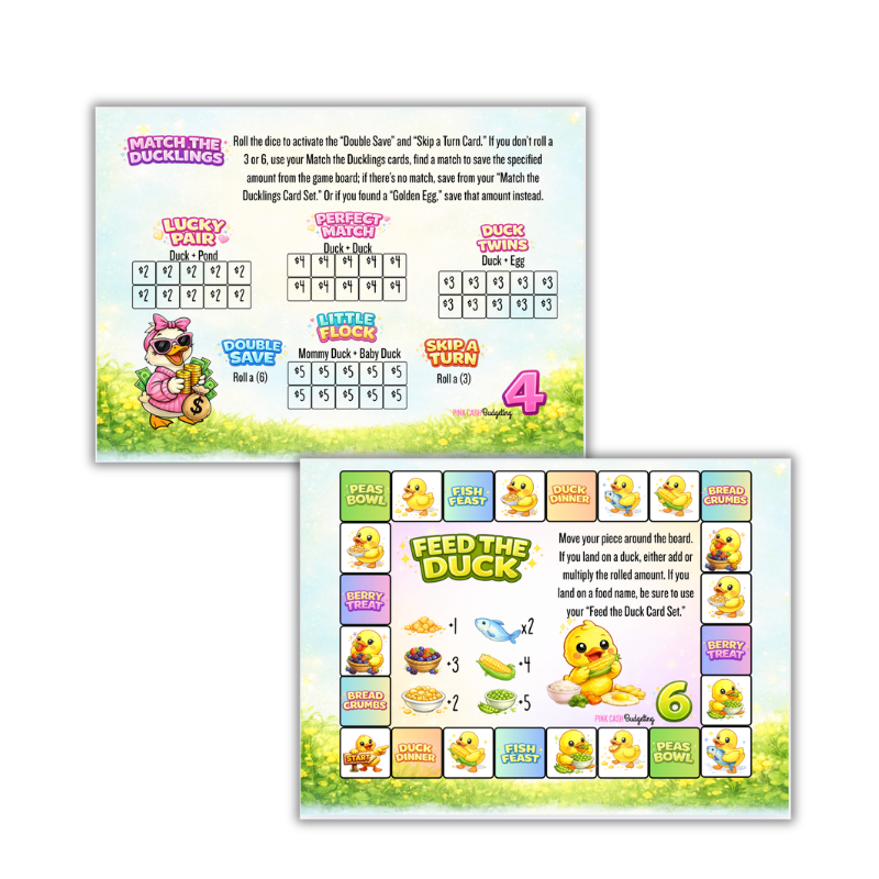 Quack Up The Savings Challenge Binder