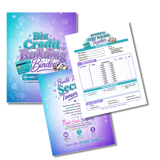 The Credit Blueprint Binder  Business + Consumer Credit Tracker System  DIGITAL DOWNLOAD ONLY