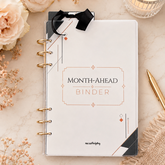 Month Ahead Savings Binder | Color Your Way to Financial Peace & Stay One Month Ahead