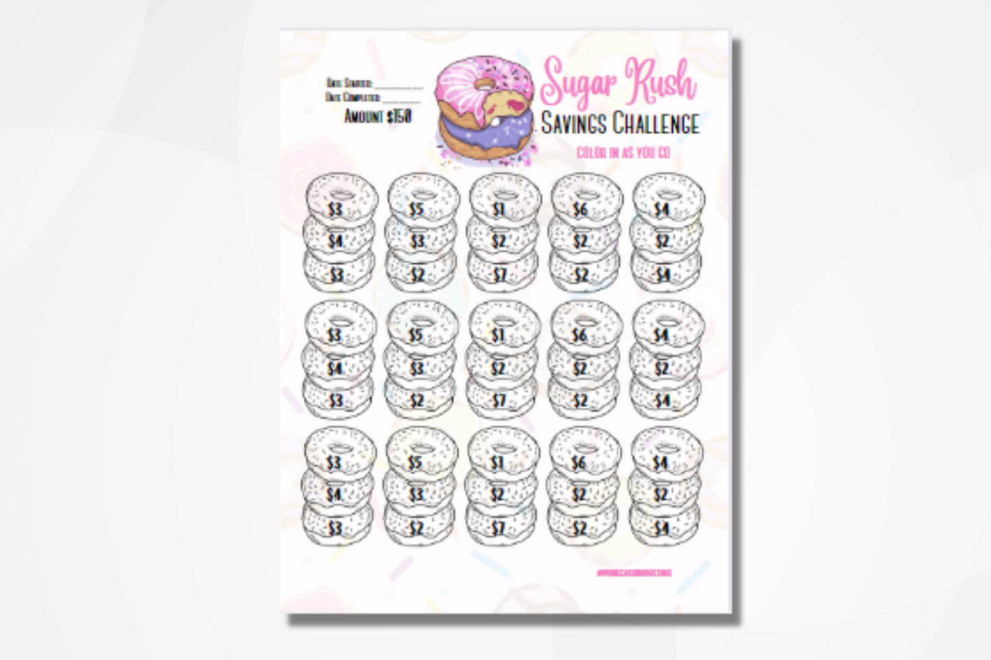 Instantly Download the Sugar Rush Savings Challenge and Start Saving Now