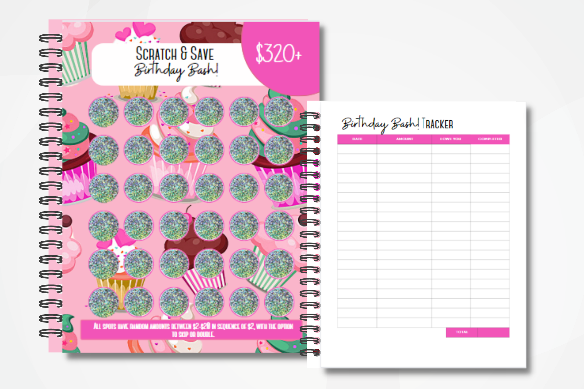 Shop Scratch & Save Savings Challenge Book