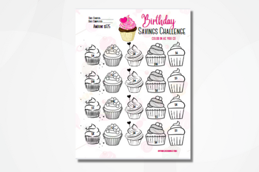 Instantly Download the Birthday Savings Challenge