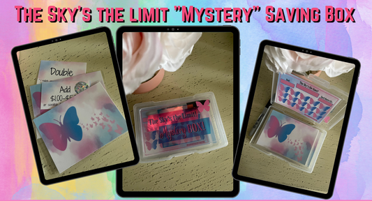 The Sky’s the limit "Mystery" Saving Box